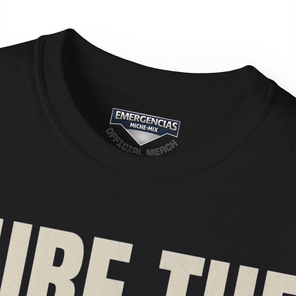 Cure The Cruda Tee — Mexican Flag Text Graphic T-Shirt FOR  MEN