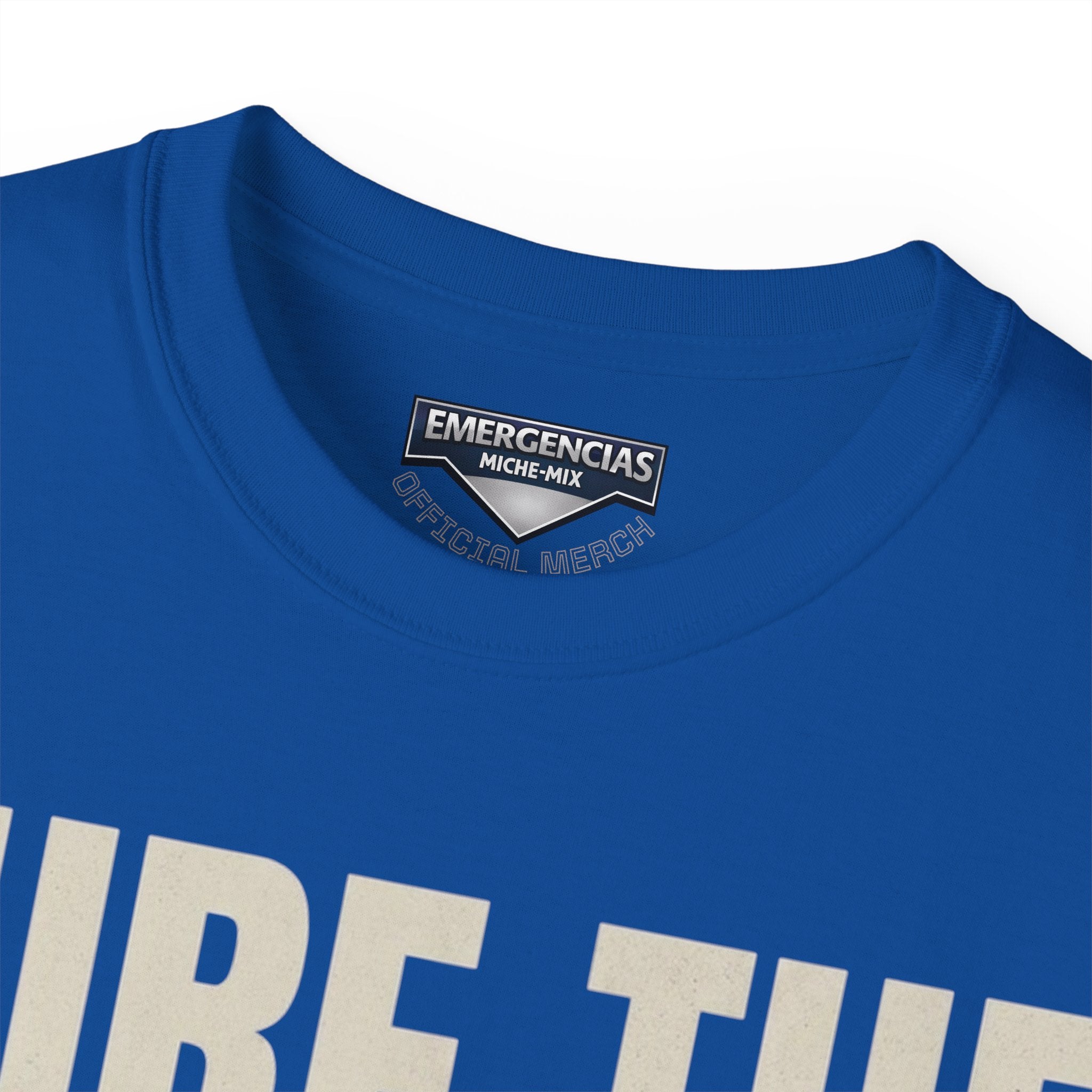 Cure The Cruda Tee — Mexican Flag Text Graphic T-Shirt FOR  MEN