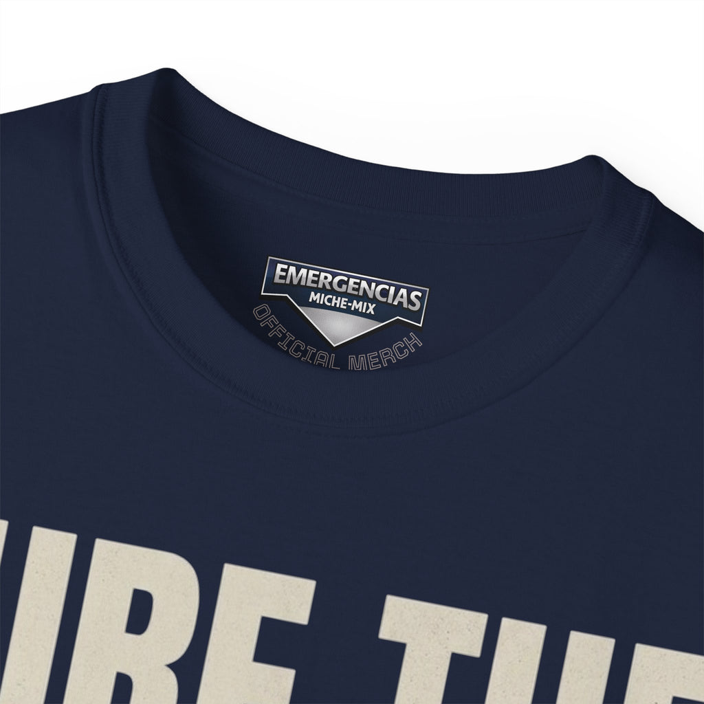 Cure The Cruda Tee — Mexican Flag Text Graphic T-Shirt FOR  MEN