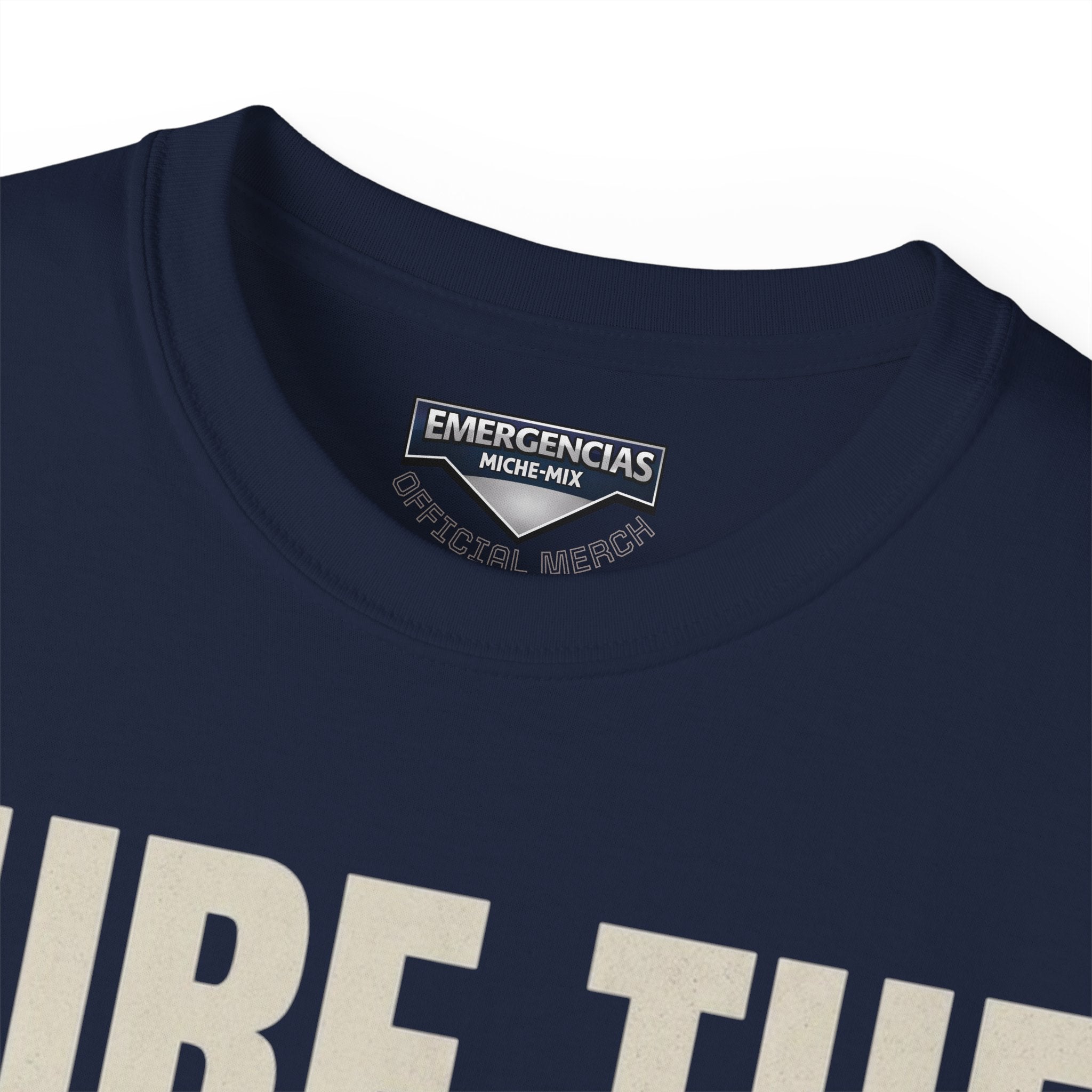 Cure The Cruda Tee — Mexican Flag Text Graphic T-Shirt FOR  MEN
