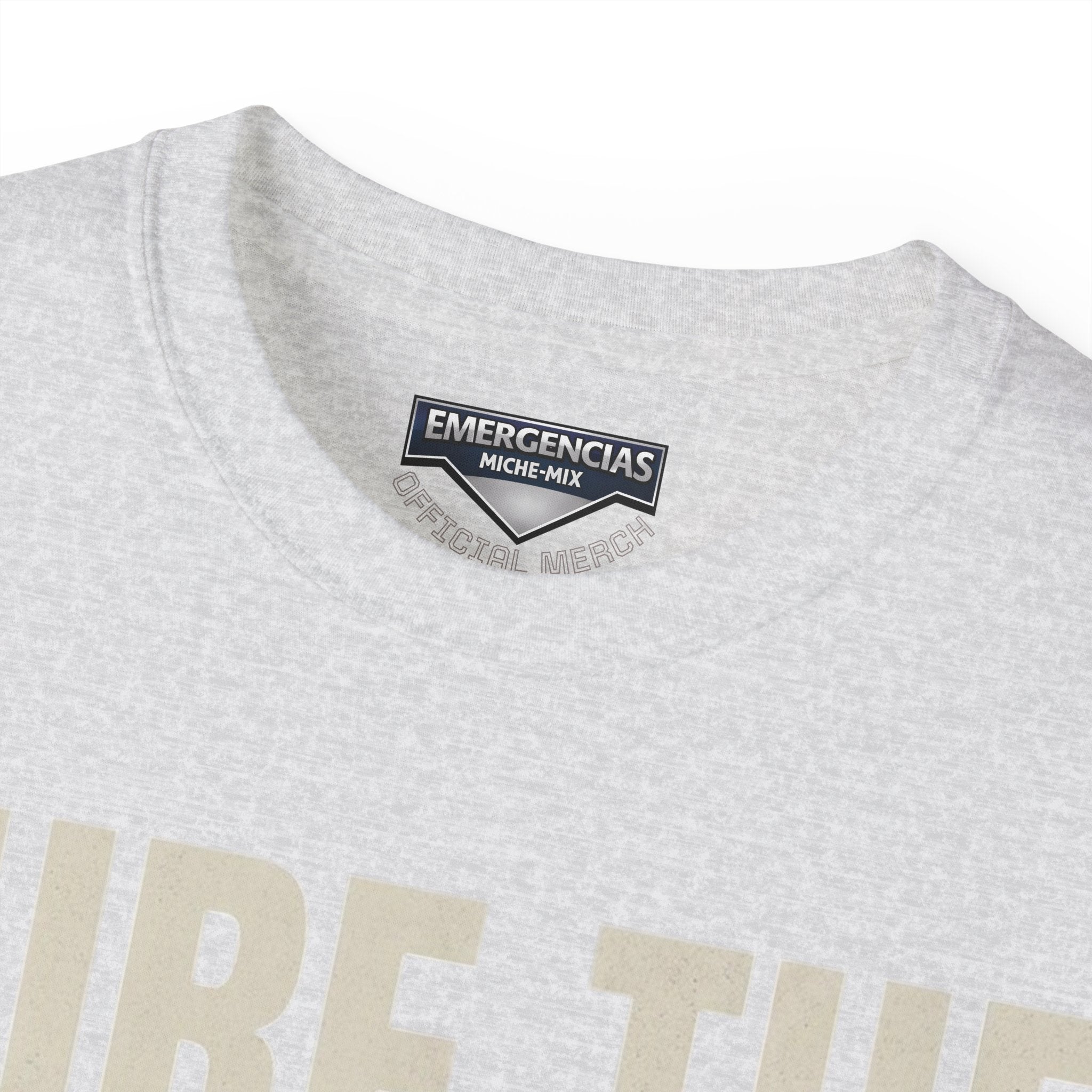 Cure The Cruda Tee — Mexican Flag Text Graphic T-Shirt FOR  MEN