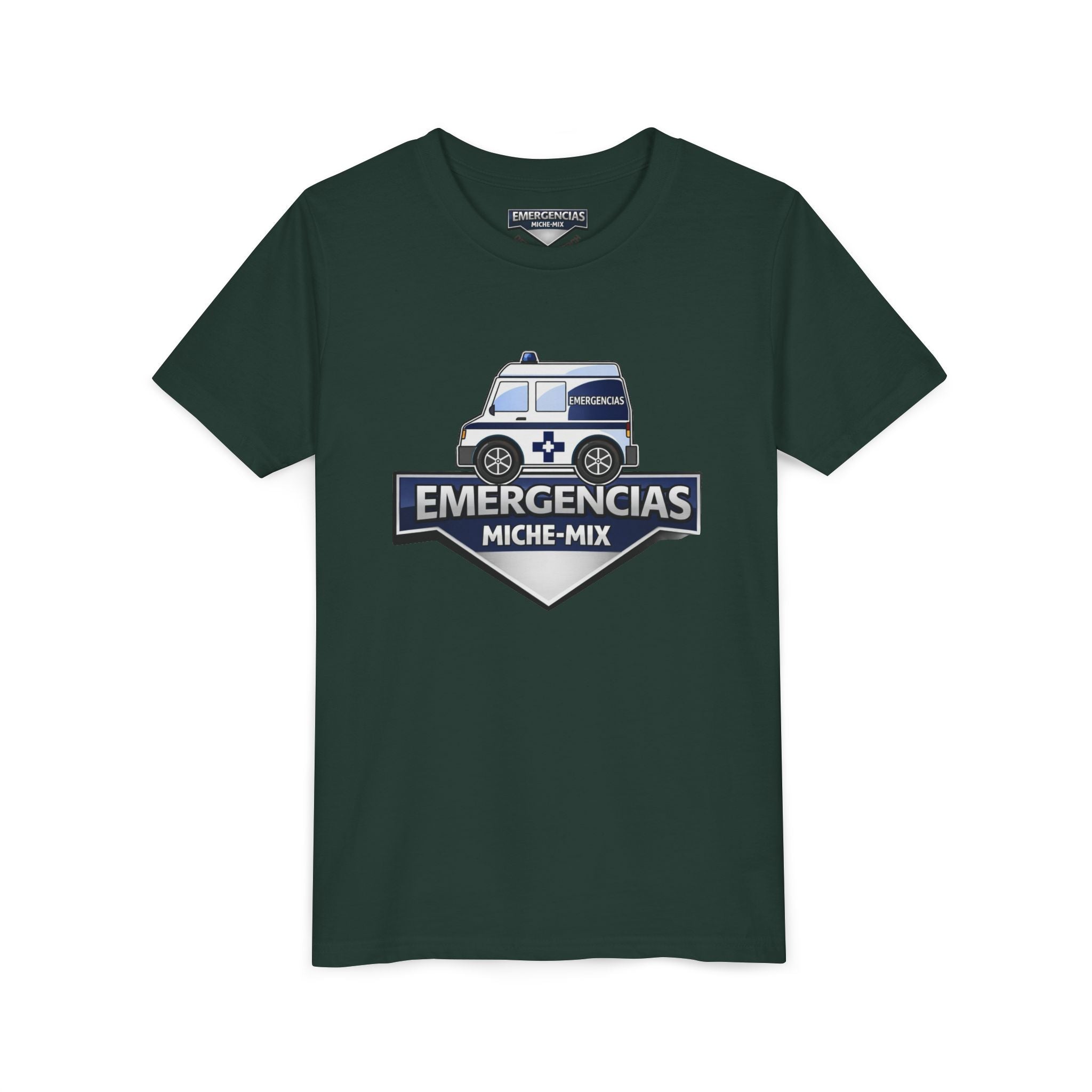 Youth Tee   Emergencias Miche-Mix Ambulance Graphic  T SHIRT